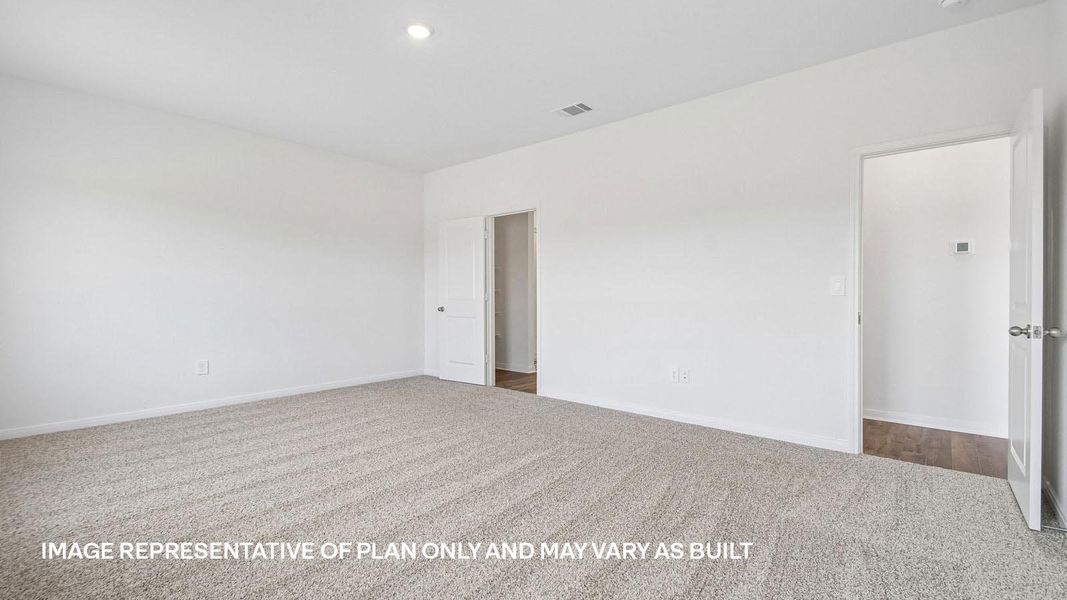 Spacious, unfurnished interior of a new home in Prairie Lakes, Buda (Image 23).