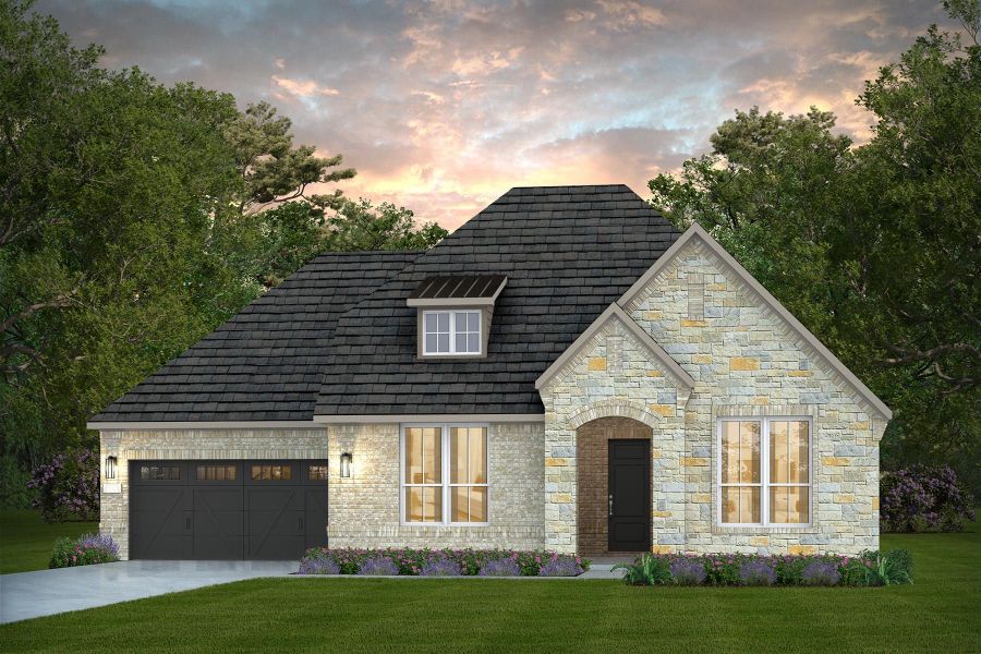 Representative exterior photo of a completed home built from the Reverence by Del Webb in Sun City Texas, Georgetown, TX (Image 26).