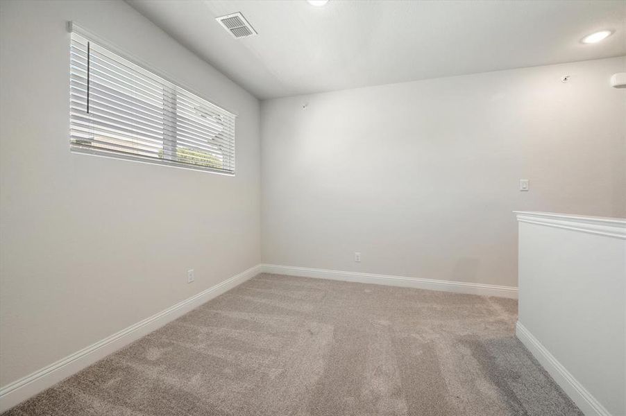 Additional Loft View, Hallway RIGHT leads to LARGE Landing, Laundry & Additional Bedrooms