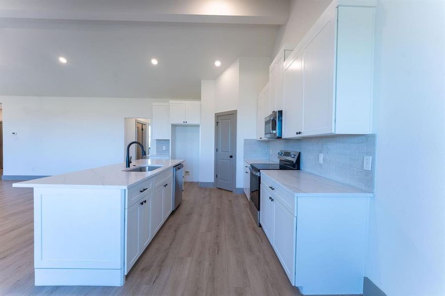 Furnished interior view inside a new home in , Princeton (Image 8).