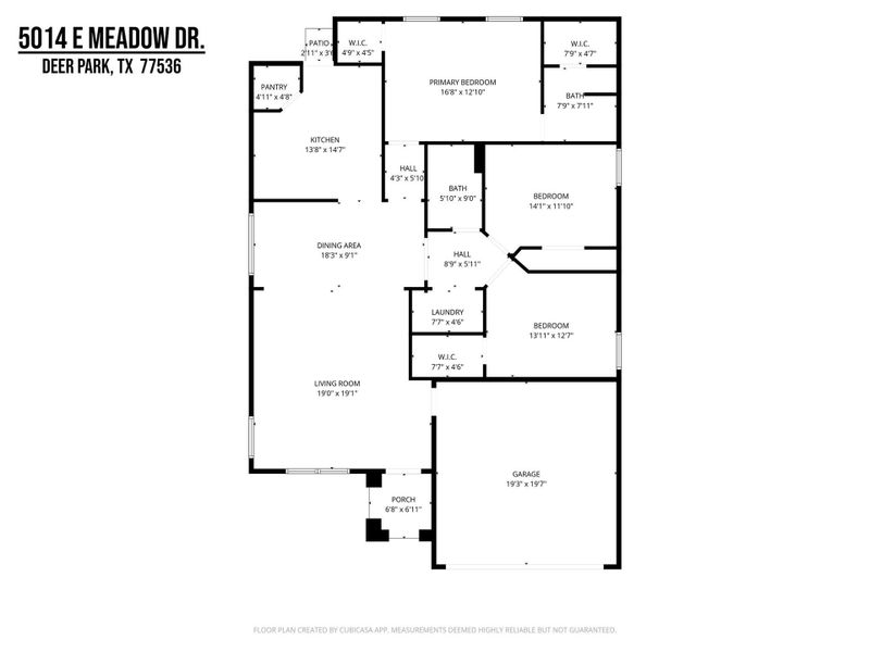 Functional split floorplan