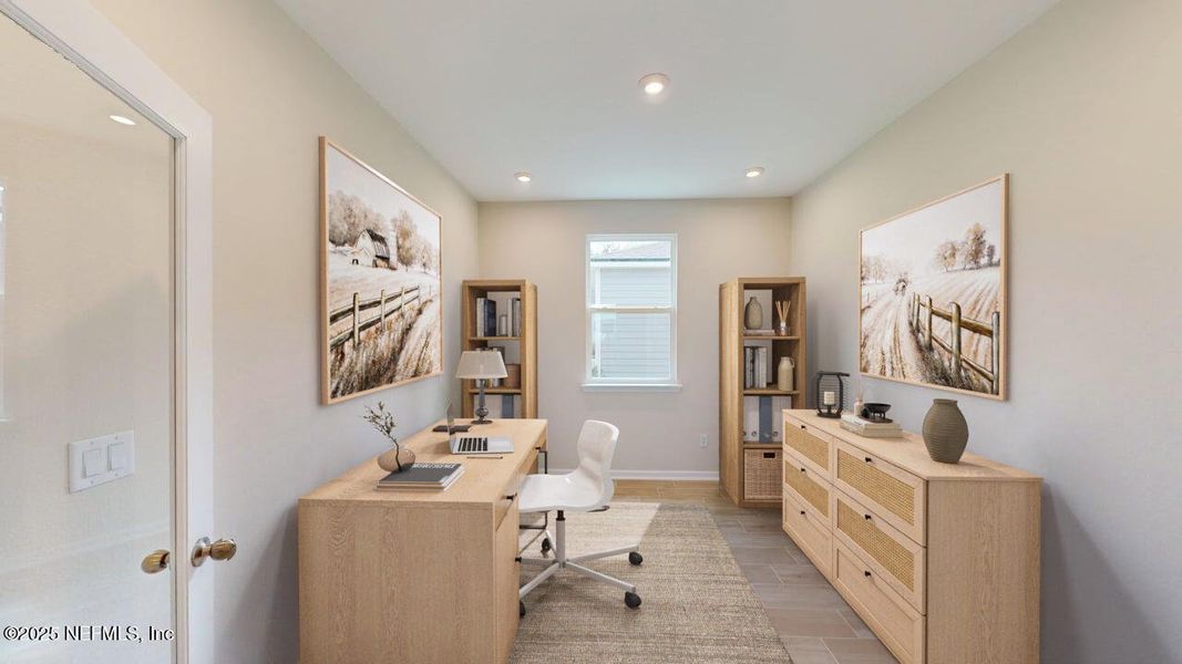 Furnished interior view inside a new home in Sandridge Hills, Green Cove Springs (Image 5).