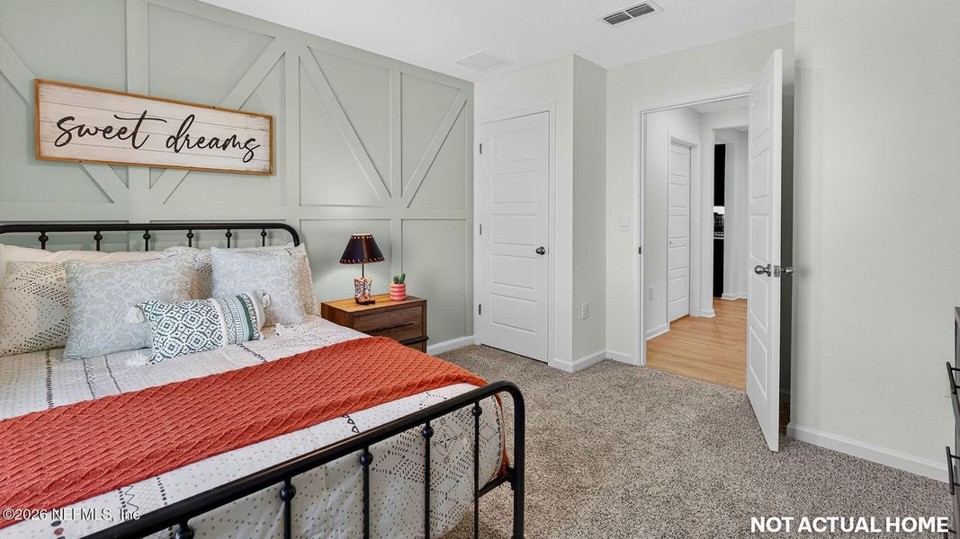 Furnished interior view inside a new home in Rookery, Green Cove Springs (Image 23).