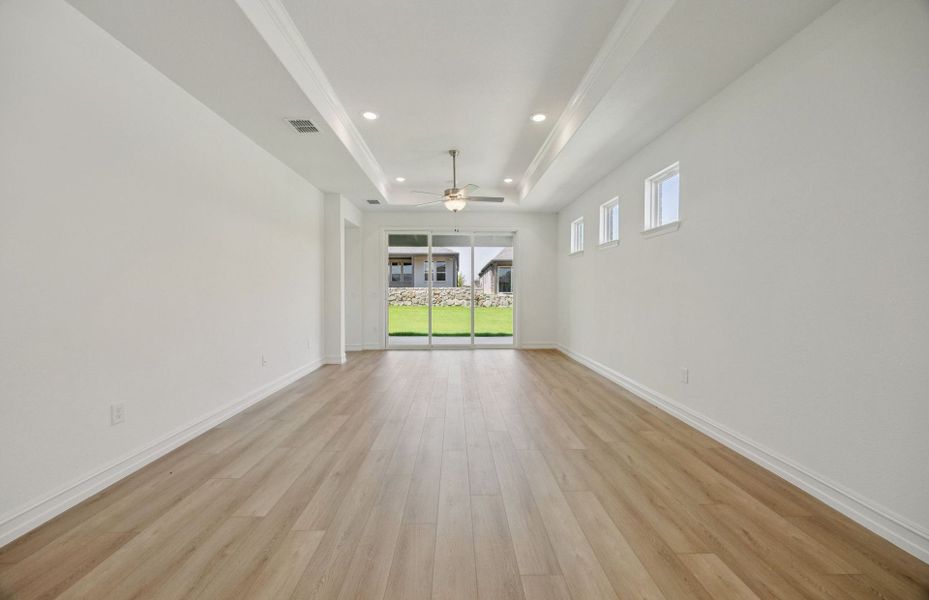 Oversized gathering room with plenty of natural light Oversized gathering room with plenty of natural light