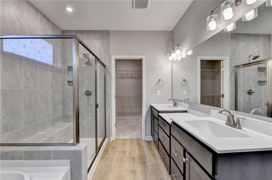 Furnished interior view inside a new home in The Reserve At Liberty Park, Braselton (Image 14).