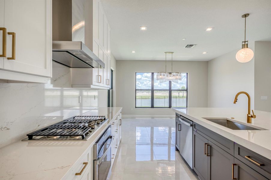 Furnished interior view inside a new home in Apex at Avenir, Palm Beach Gardens (Image 6).