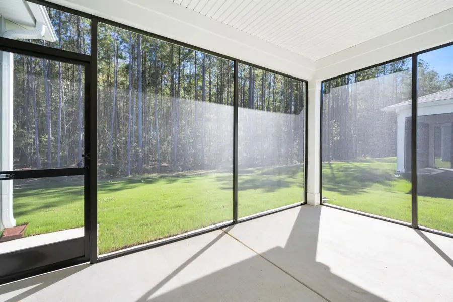 Exterior details and patio area of a home in Sun City Hilton Head, Bluffton (Image 1). Exterior details and patio area of a home in Sun City Hilton Head, Bluffton (Image 1).