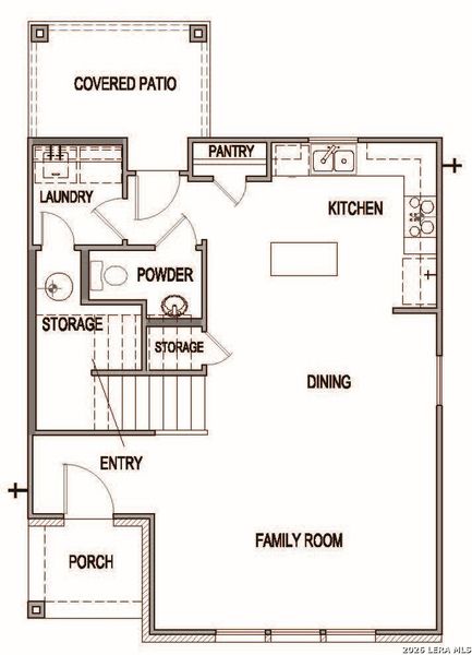 2D floor plan layout of this home in Mayfair, New Braunfels, TX (Image 3). 2D floor plan layout of this home in Mayfair, New Braunfels, TX (Image 3).