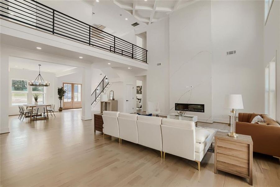 Furnished interior view inside a new home in , Grayson (Image 8). Furnished interior view inside a new home in , Grayson (Image 8).
