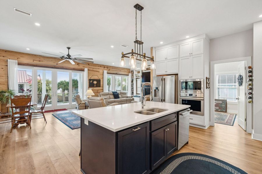 Furnished interior view inside a new home in , Folly Beach (Image 30).