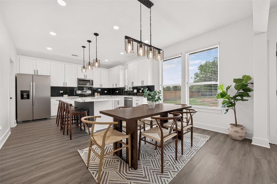 Furnished interior view inside a new home in , Prairie View (Image 14). Furnished interior view inside a new home in , Prairie View (Image 14).