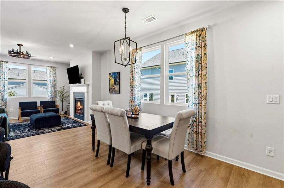 Furnished interior view inside a new home in Annsbury Park, Lilburn (Image 17).