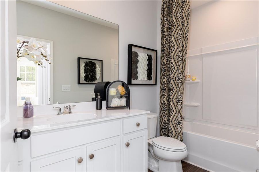 Furnished interior view inside a new home in Riverside Ridge, Lawrenceville (Image 26). Furnished interior view inside a new home in Riverside Ridge, Lawrenceville (Image 26).