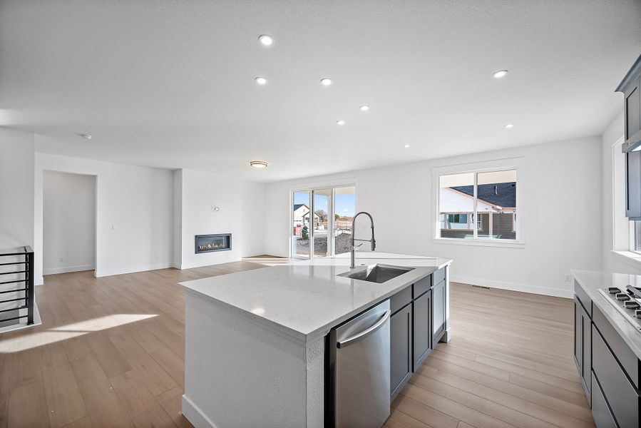Furnished interior view inside a new home in Jackson Creek, Monument (Image 11).