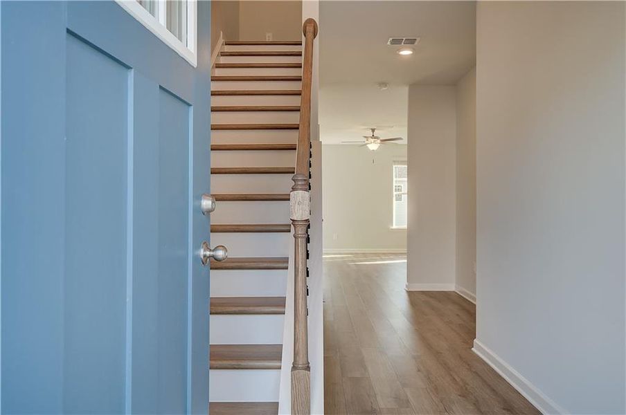 Spacious, unfurnished interior of a new home in Enclave at Evergreen, Fairburn (Image 17). Spacious, unfurnished interior of a new home in Enclave at Evergreen, Fairburn (Image 17).