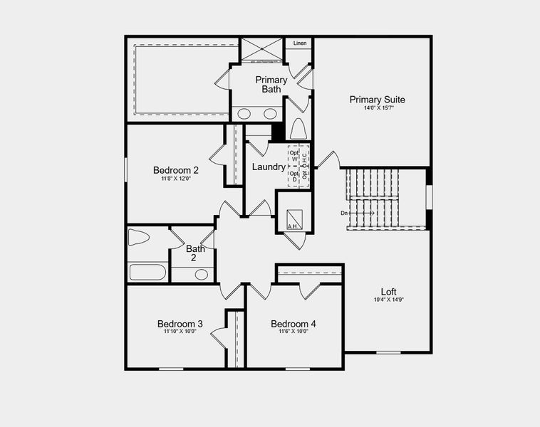 2D floor plan layout for the Oriole by Taylor Morrison in Westview, Poinciana, FL (Image 4). 2D floor plan layout for the Oriole by Taylor Morrison in Westview, Poinciana, FL (Image 4).