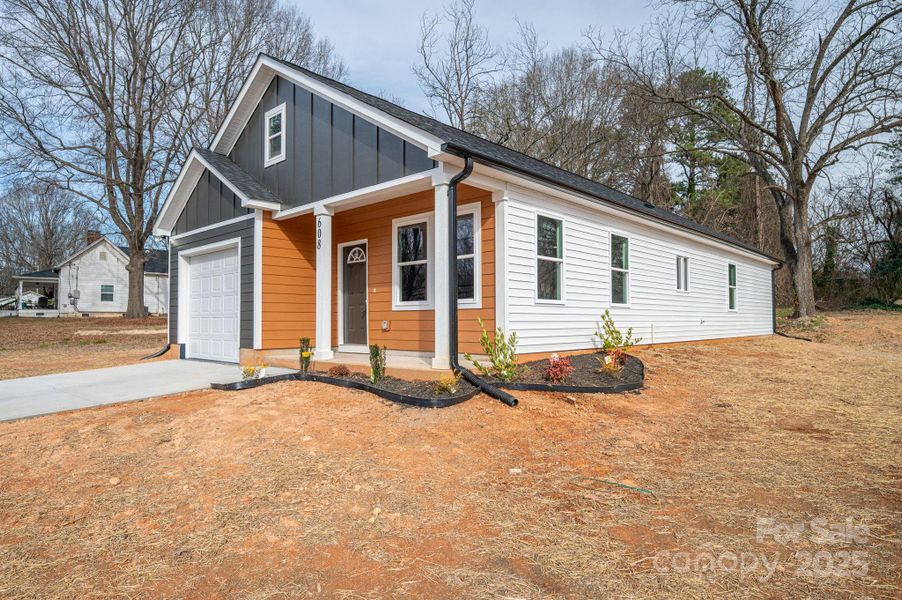 Front exterior of a new home in , Cherryville, NC, highlighting curb appeal (Image 26).