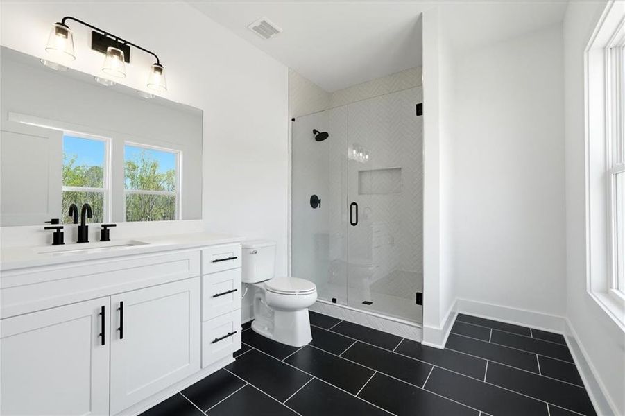 Furnished interior view inside a new home in , Cumming (Image 24).