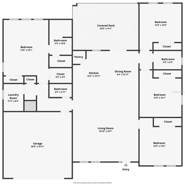 2D floor plan layout of this home in , Ocala, FL (Image 5).