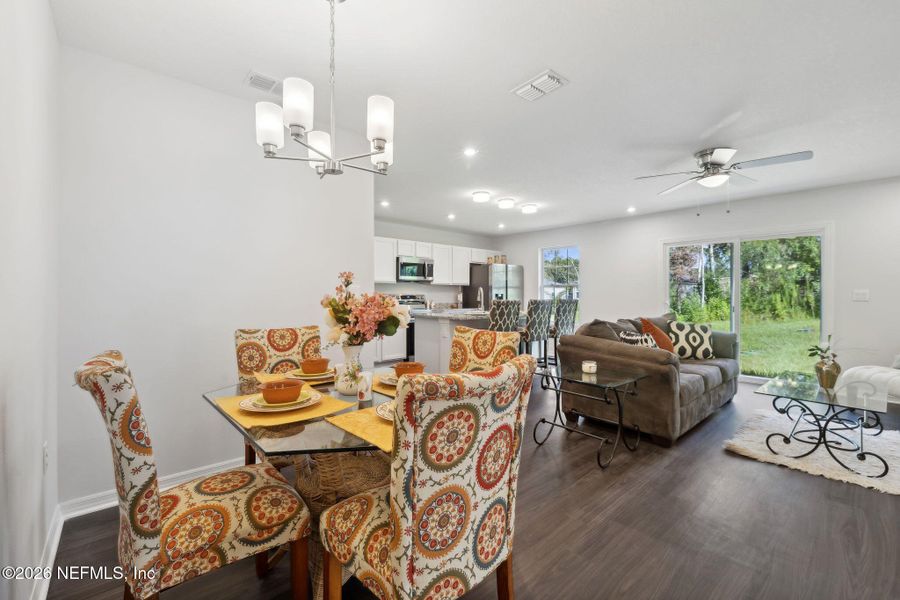 Furnished interior view inside a new home in , Baldwin (Image 9).