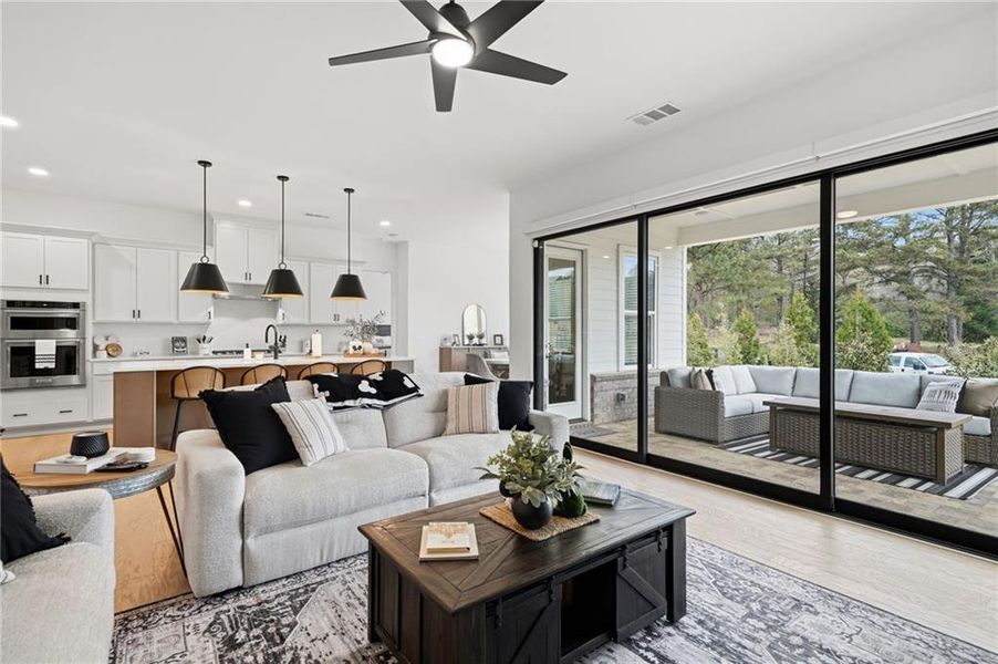 Furnished interior view inside a new home in , Cumming (Image 20). Furnished interior view inside a new home in , Cumming (Image 20).