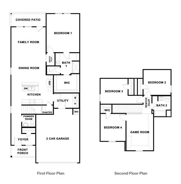 2D floor plan layout of this home in Durango, Mustang Ridge, TX (Image 5).