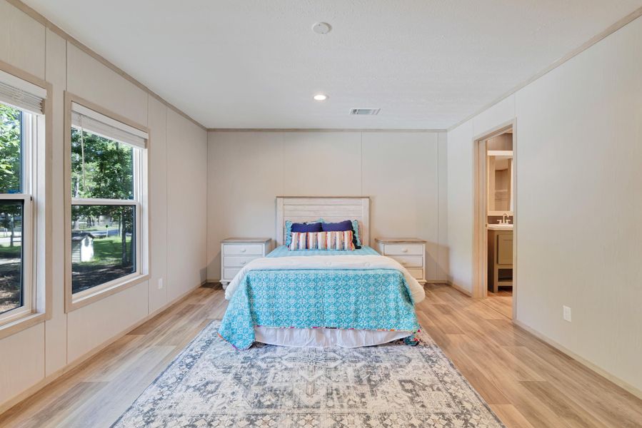 Furnished interior view inside a new home in , Cross (Image 11).