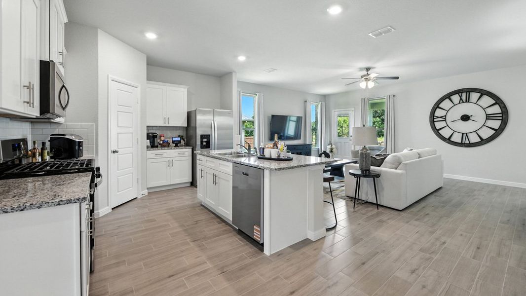 Furnished interior view inside a new home in Vista Park, Decatur (Image 6). Furnished interior view inside a new home in Vista Park, Decatur (Image 6).