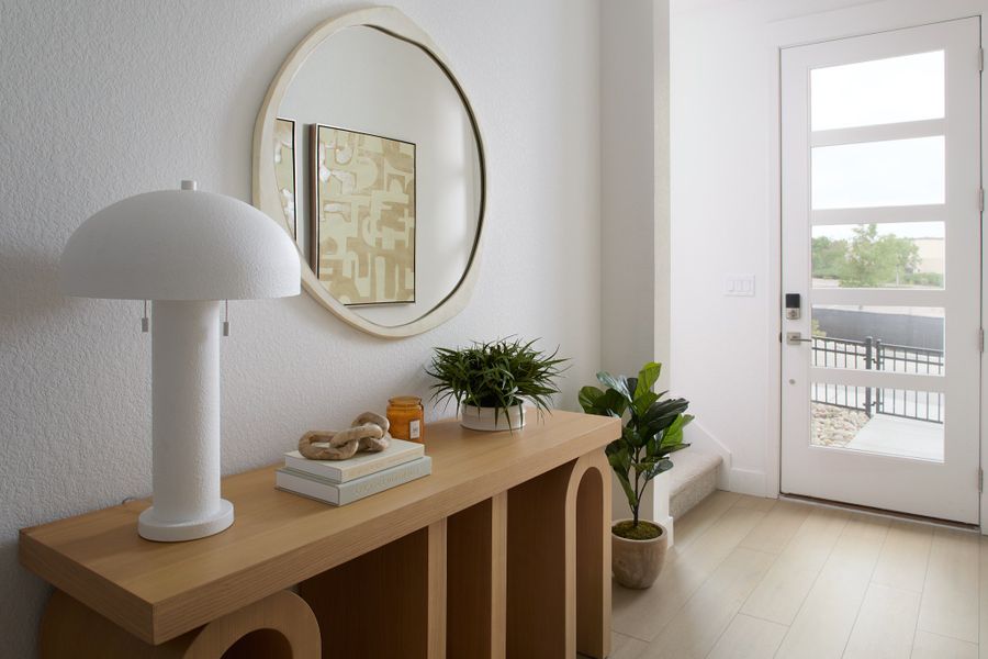 Furnished interior view inside a new home in Ascent at Inverness, Englewood (Image 15).