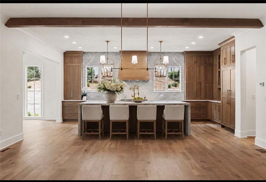 Furnished interior view inside a new home in , Atlanta (Image 14).