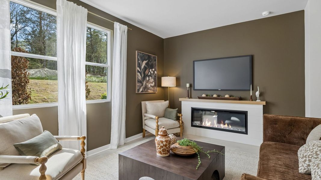 Representative furnished interior of a home built from the Cali by D.R. Horton in Reserve at Hickory Ridge, Columbia (Image 39). Representative furnished interior of a home built from the Cali by D.R. Horton in Reserve at Hickory Ridge, Columbia (Image 39).