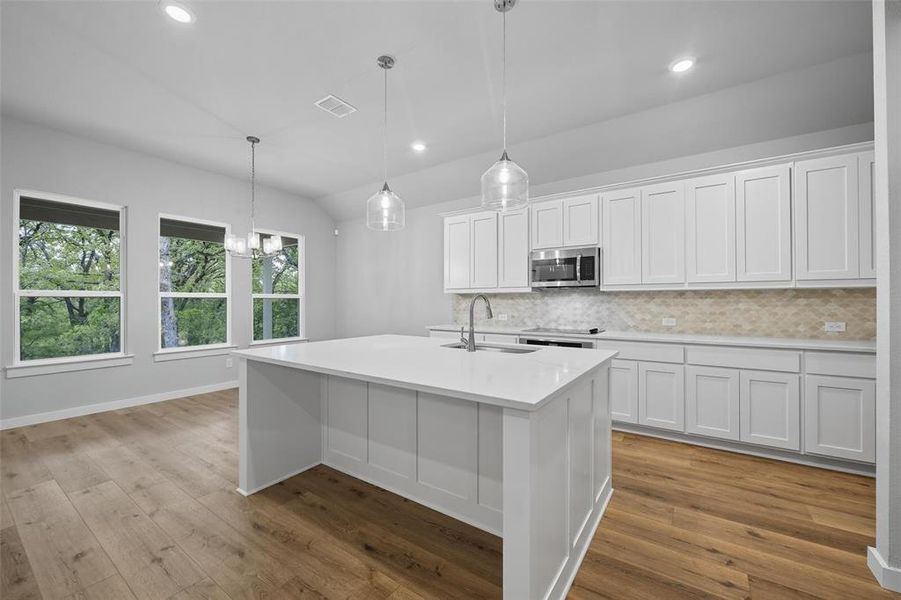 Furnished interior view inside a new home in Arbor Oaks, Boyd (Image 4).