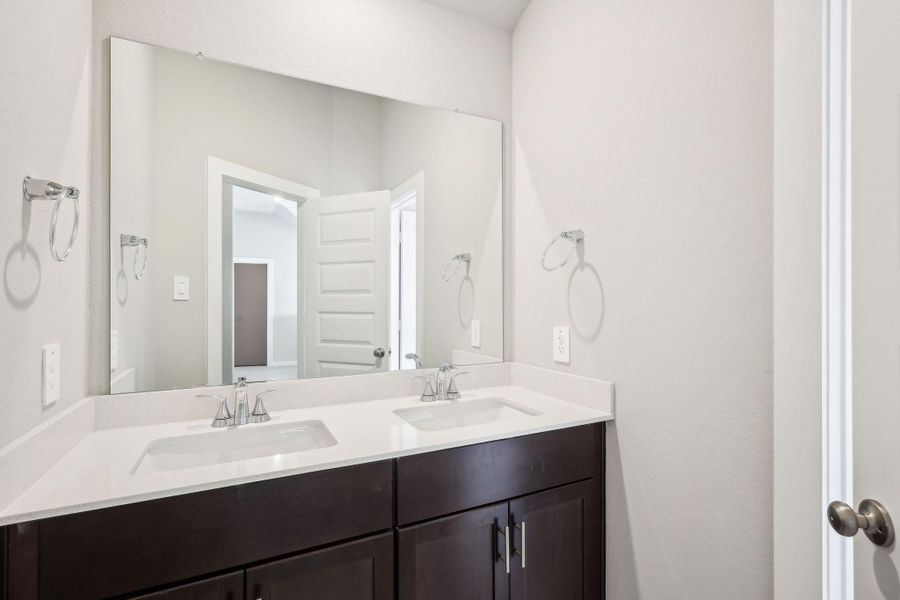 Photo is not of the actual home, but is an inspirational photo of builder’s model home and may depict options, furnishings, and/or decorator features that are not included