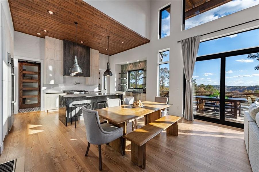Furnished interior view inside a new home in , Ellijay (Image 37).