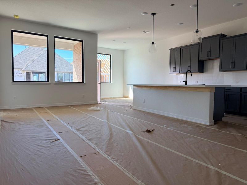 Actual progress of your home.