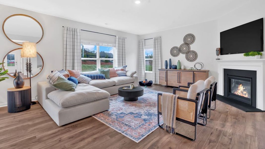 Furnished interior view inside a new home in Mary's Pointe, Clinton (Image 5).