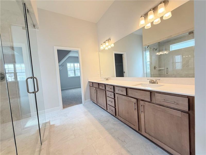 Furnished interior view inside a new home in Ponderosa Farms Reserve, Gainesville (Image 14).