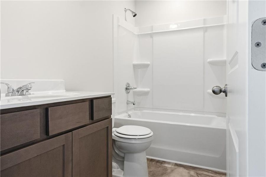Furnished interior view inside a new home in Hampton Ridge, Jefferson (Image 7). Furnished interior view inside a new home in Hampton Ridge, Jefferson (Image 7).