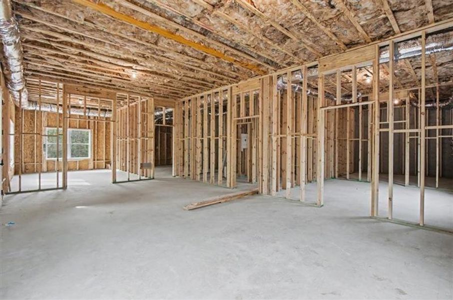 In-progress construction of a new home in , Cartersville, GA (Image 41).