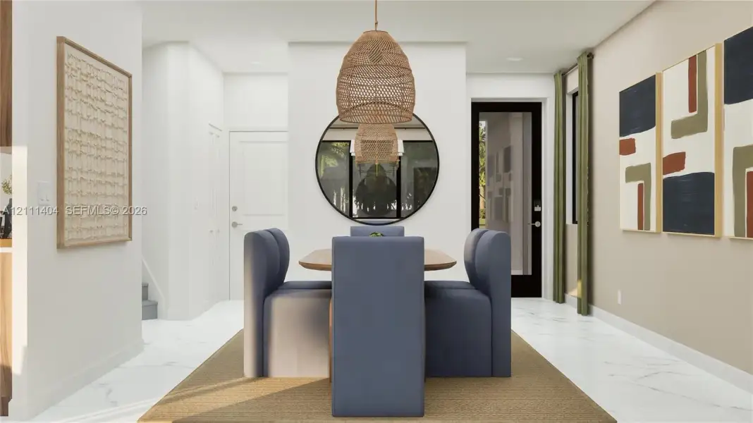 Furnished interior view inside a new home in Solterra, Sunrise (Image 4).