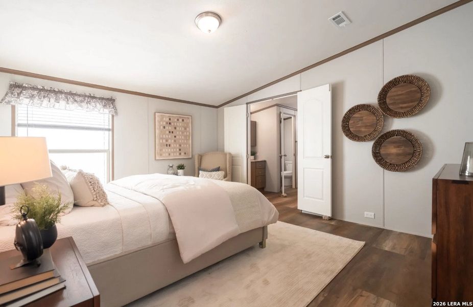 Furnished interior view inside a new home in , Elmendorf (Image 15).