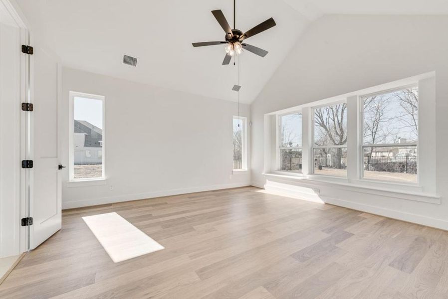 Representative unfurnished interior of a home built from the Grand Reserve by Grand Homes in Heath Golf & Yacht Club, Heath (Image 14).