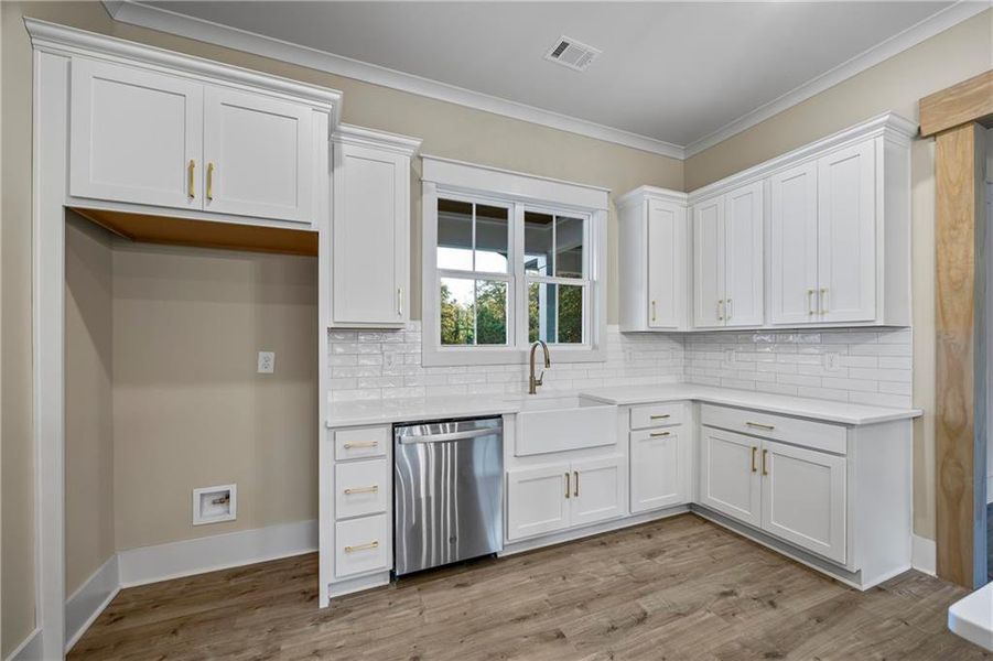Furnished interior view inside a new home in , Monroe (Image 42).
