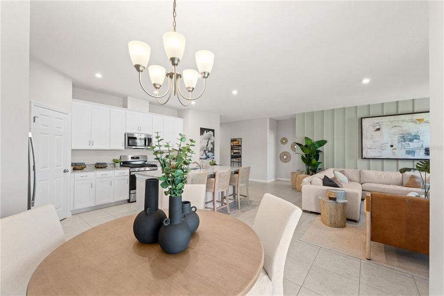 Furnished interior view inside a new home in Groves at Grand Island, Grand Island (Image 23).