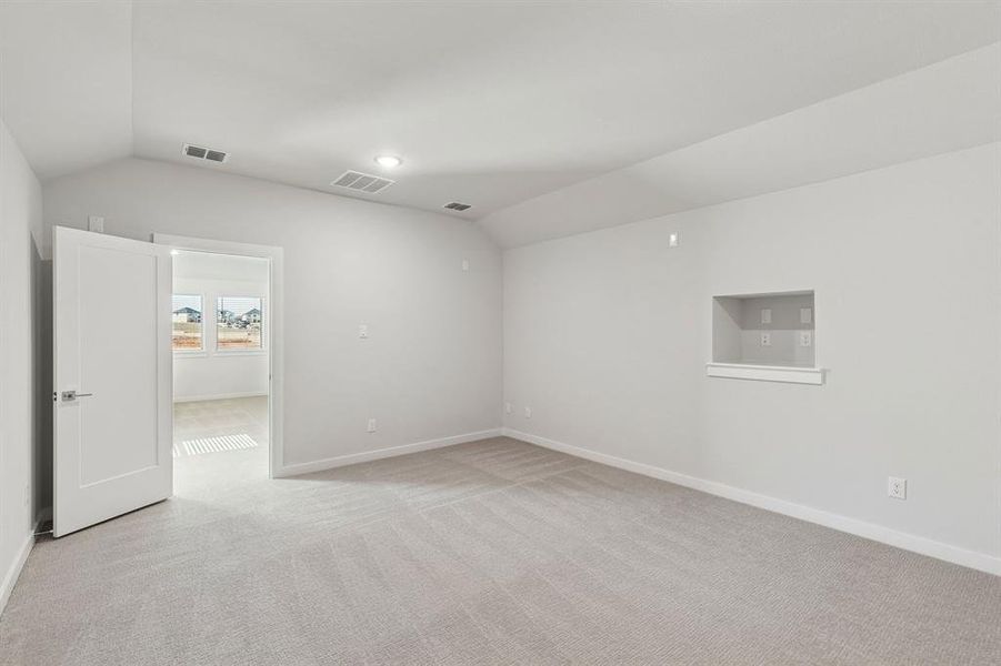 Media Room in the Masters home plan by Trophy Signature Homes – REPRESENTATIVE PHOTO Media Room in the Masters home plan by Trophy Signature Homes – REPRESENTATIVE PHOTO