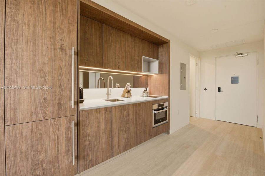Furnished interior view inside a new home in Domus Brickell Park, Miami (Image 17).