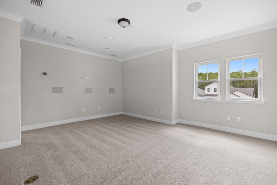 Representative unfurnished interior of a home built from the Walton by Riverside Homes in Mariposa at EverRange, Jacksonville (Image 63).