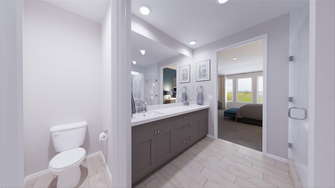 Furnished interior view inside a new home in Anniston, Katy (Image 6).