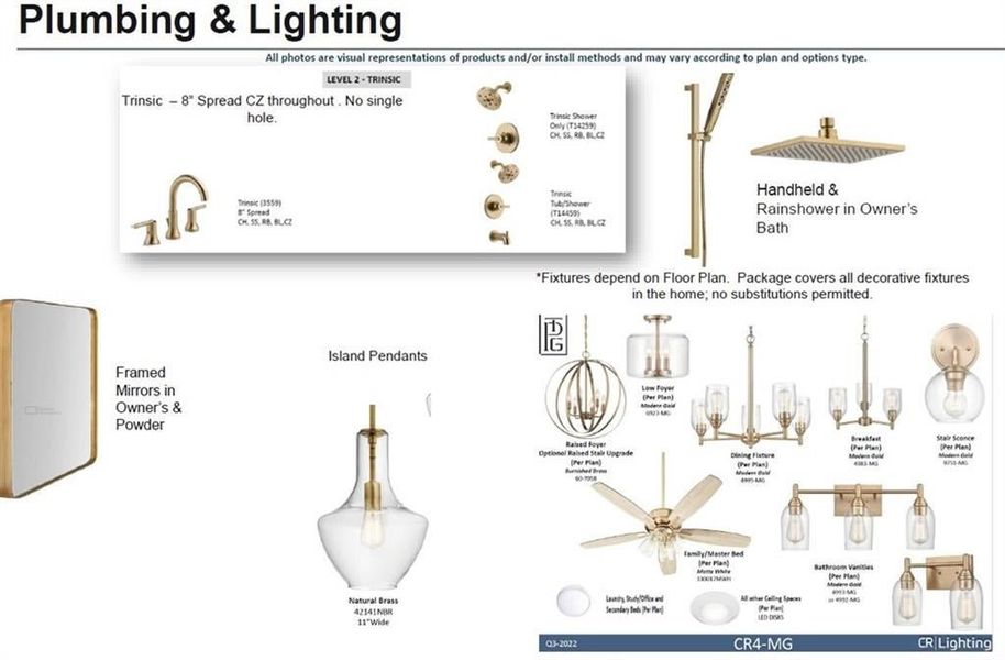 Plumbing and lighting