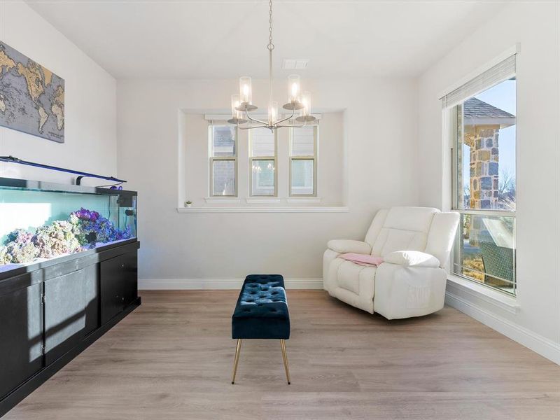 Furnished interior view inside a new home in Star Ranch, Godley (Image 38).